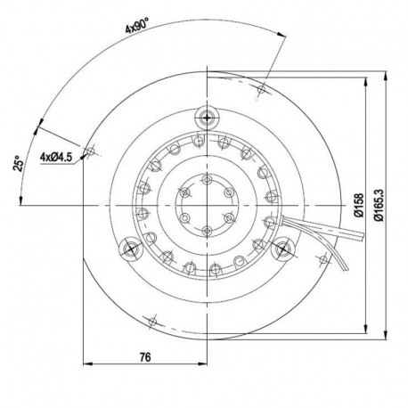 Clam radiale ventilator - Afbeelding 3