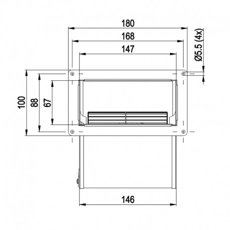 Clam radiale ventilator - Afbeelding 2