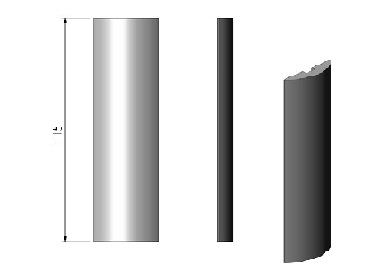 TermaTech TT22HST Speksteen zijkant voor warmteopslag links of rechts **