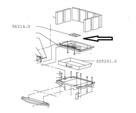Dovre 550CB ontassings rooster