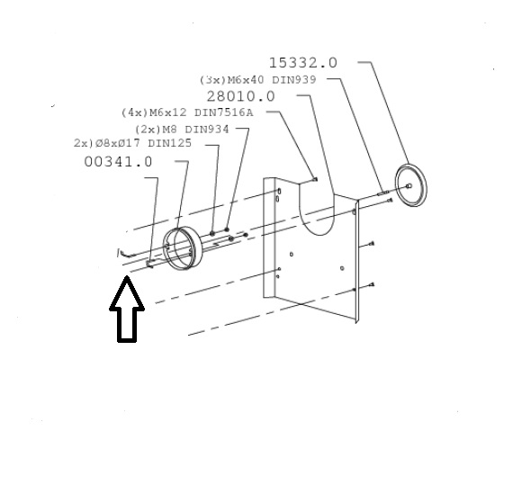 Dovre 550CB – 555GM – bevestigings beugels aansluitkraag