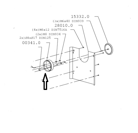 Dovre 550CB – 555GM aansluitkraag – Ø150 uitwendig