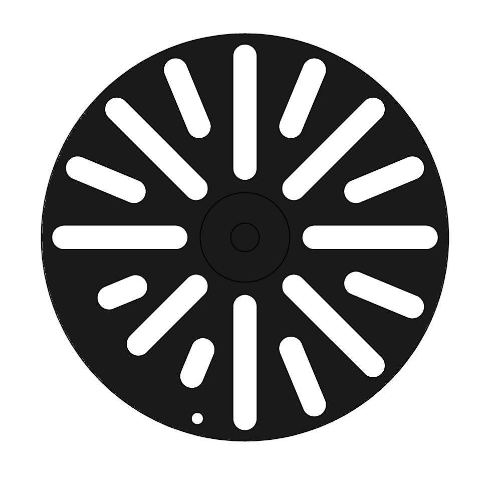 Rooster Drooff** – Ø 200 x 10 mm