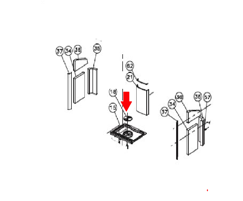 Dovre Astroline 1 stookrooster nr 18