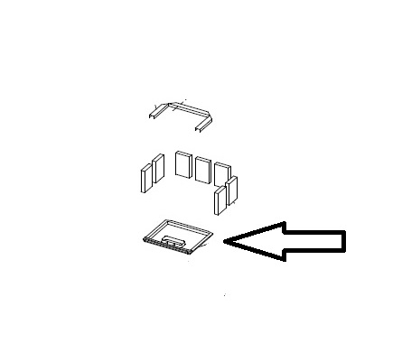 Dovre 350CB3 stookbodem