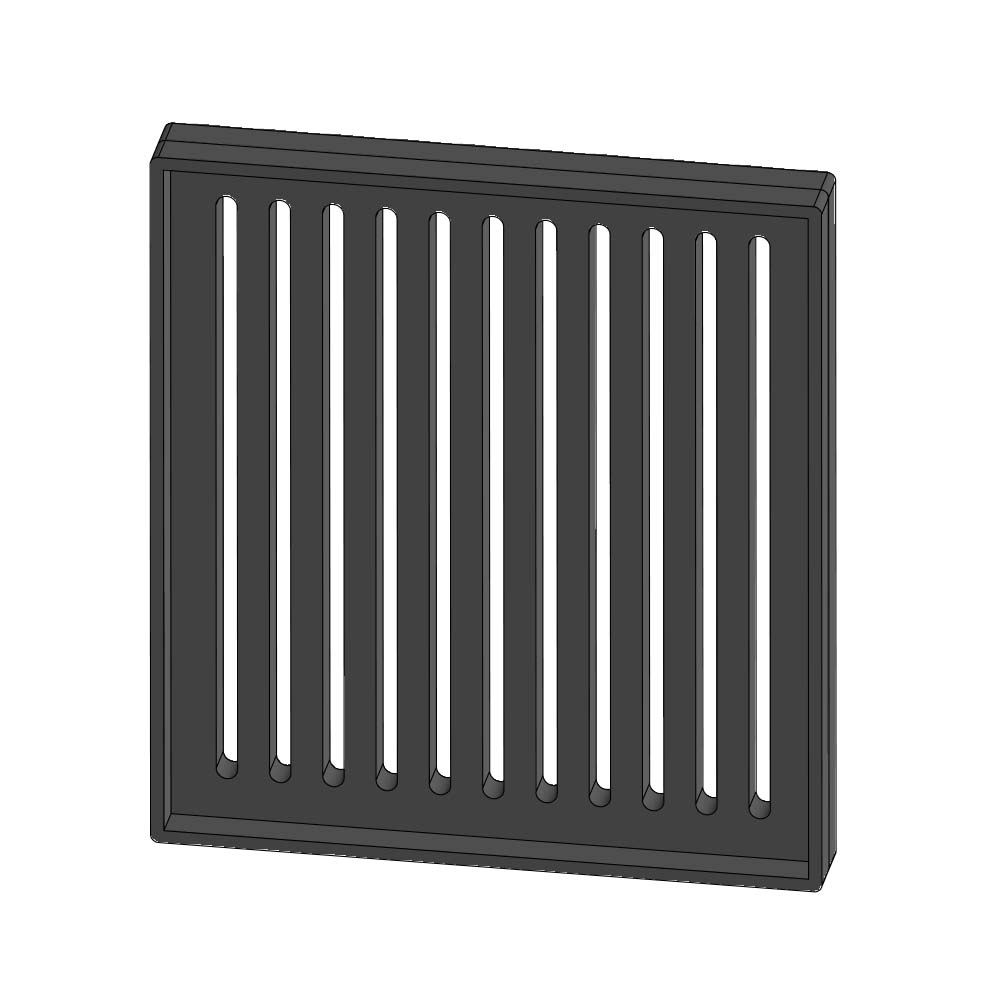 Rooster Drooff** houtkachel – 280 x 252 x 30 mm