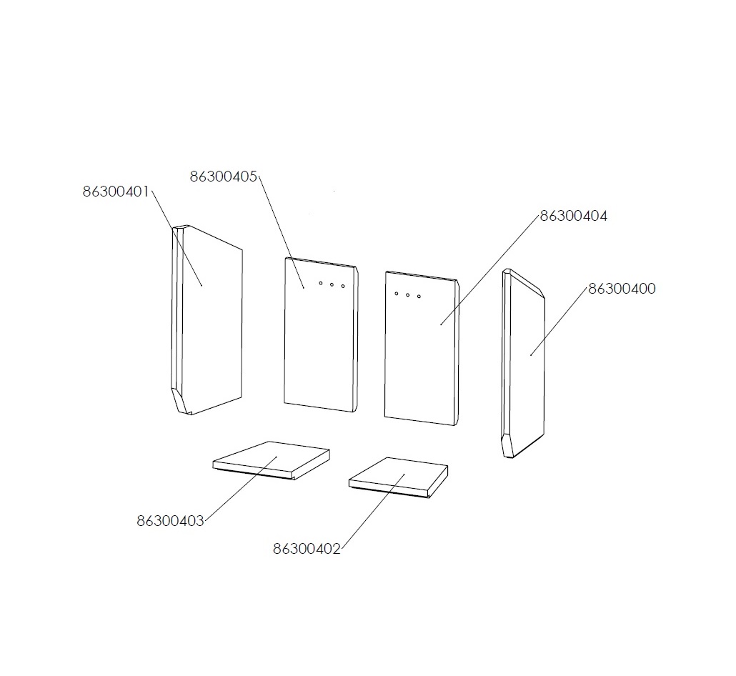 Dik Geurts Olaf 8 binnenwandset – 6 delig**
