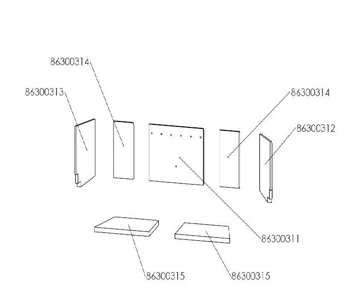 Dik Geurts Noa Medium – complete binnenwandset**
