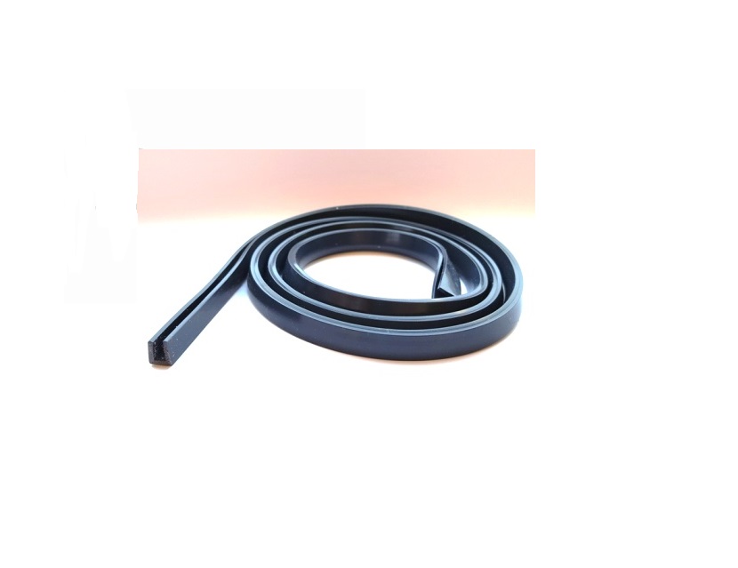 Dru Maestro – afdichtband silicoonrubber, U-profiel 10×7.5, antraciet