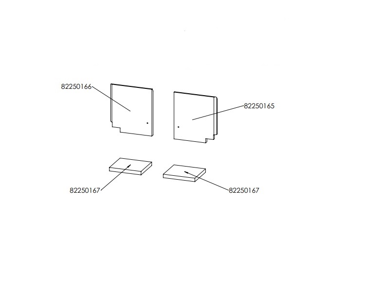 Dik Geurts Vidar Triple Medium – 4 delige binnenwand – bodemset