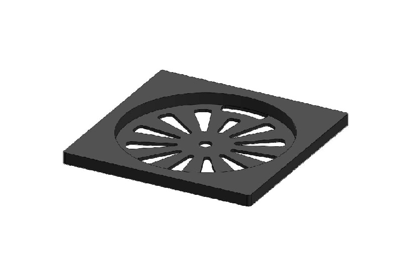 Attika** houtkachel bodemplaat grondrooster