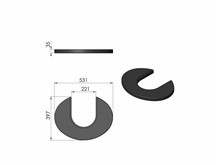 TermaTech TT21RS Black speksteen zwart topplaat**