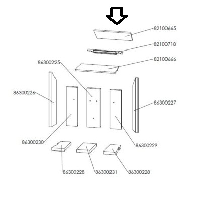 Dik Geurts Kalle – vlamkeerplaat achterkant – onder