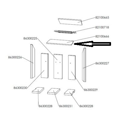 Dik Geurts Kalle – vlamkeerplaat voorkant – boven