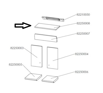 Dik Geurts Folke – vlamkeerplaat boven