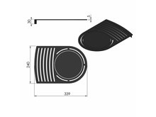 TermaTech TT22S boven rooster zwart