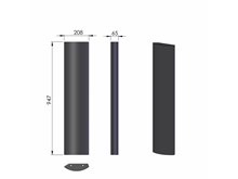 TermaTech TT80RL stalen zijpaneel