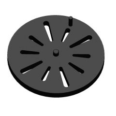 Stookrooster Kago** – diameter 203 mm