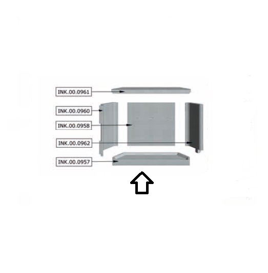 Stookbodem Wanders S75 rechtsopen