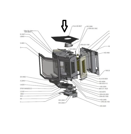 Wanders Black Diamant compact glazen bovenplaat