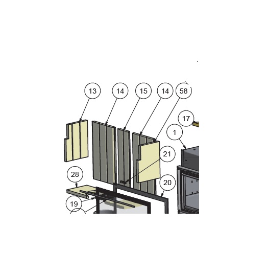Wanders Kanda 85 binnenwandset (na bj 2012)