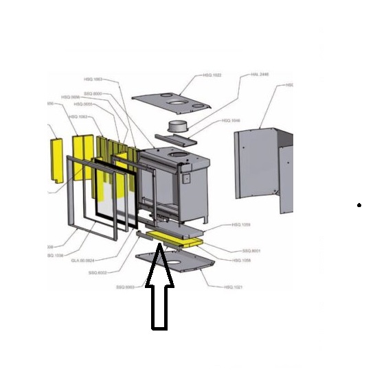 Wanders Square 75 front – bodemsteen