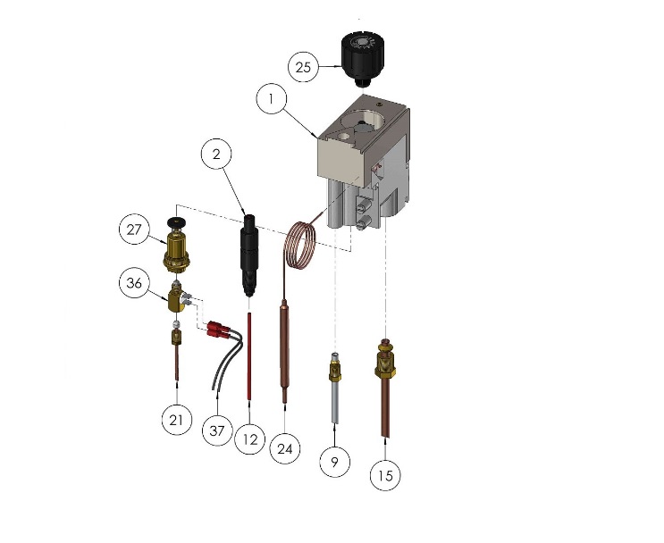 Tekening 2 binnenwerk Bocal A64