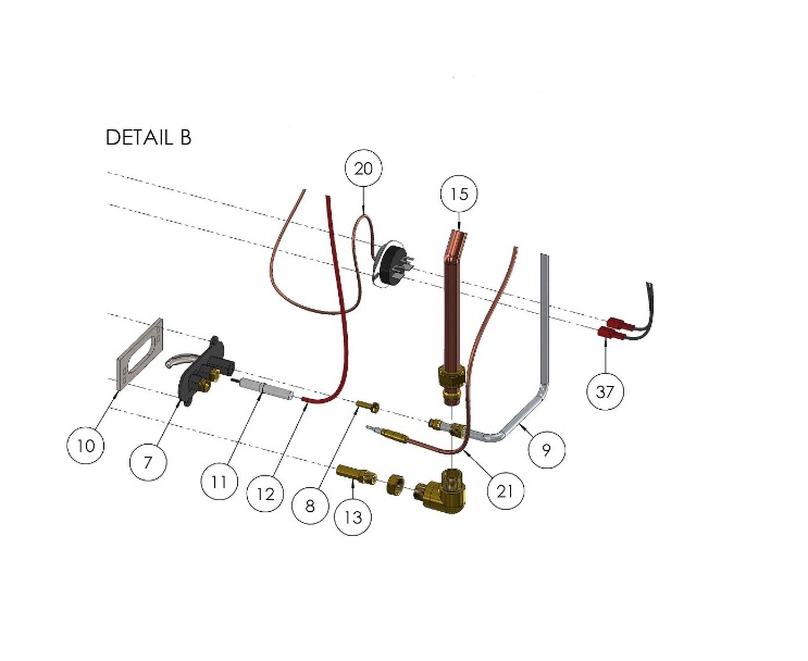Tekening 1 binnenwerk Bocal A84