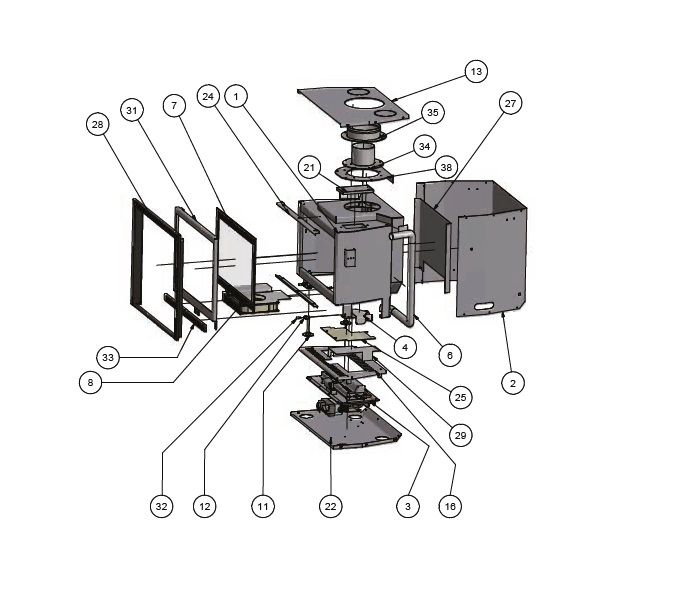 Tekening Wanders Square 60 G front model