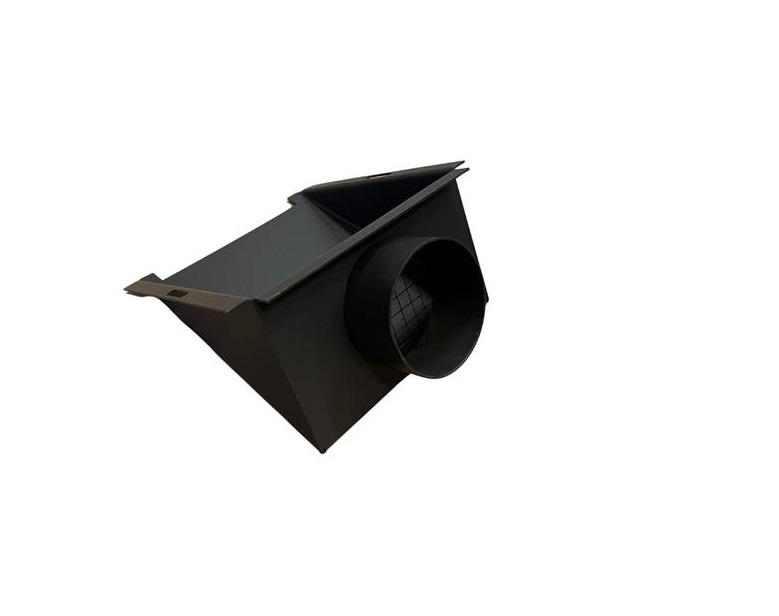 Buitenlucht aansluiting Trimline Woody Air 6 – achteraansluiting