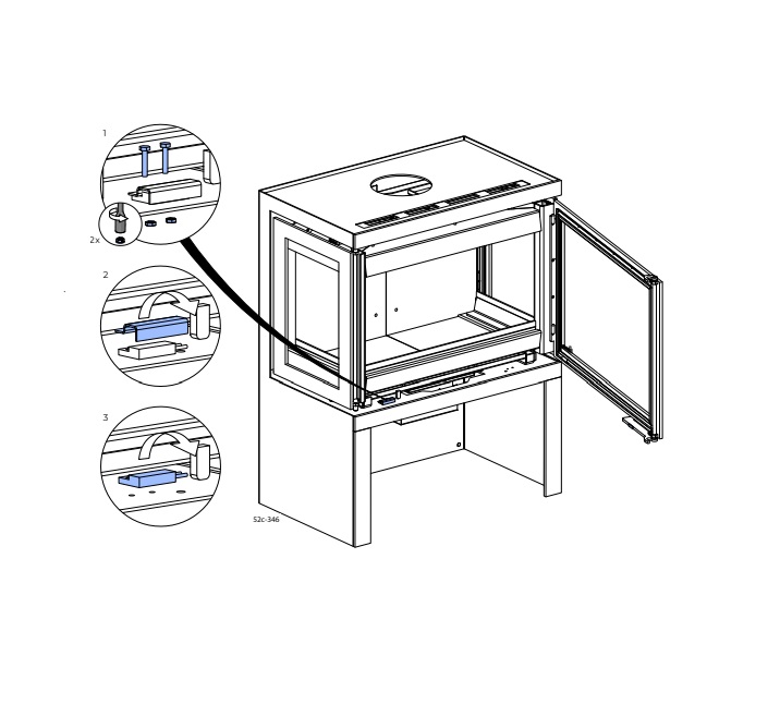 Deurschakelaar Dik Geurts Triple Medium – Small – Large