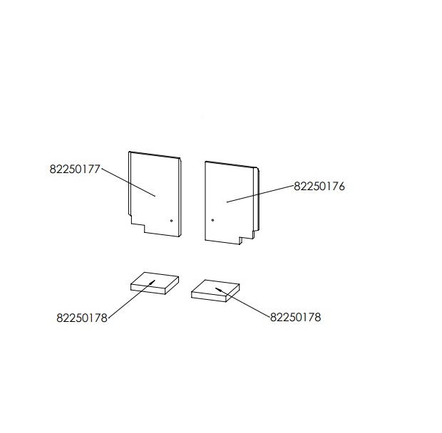 Dik Geurts Vidar Triple Small – 4 delige binnenwand – bodemset