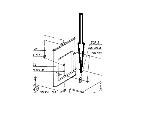 Dovre 300G sluitplaat SLP 2