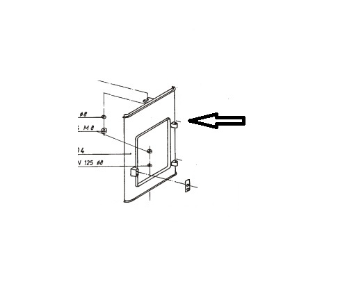 Dovre 300G binnenframe zijdeur