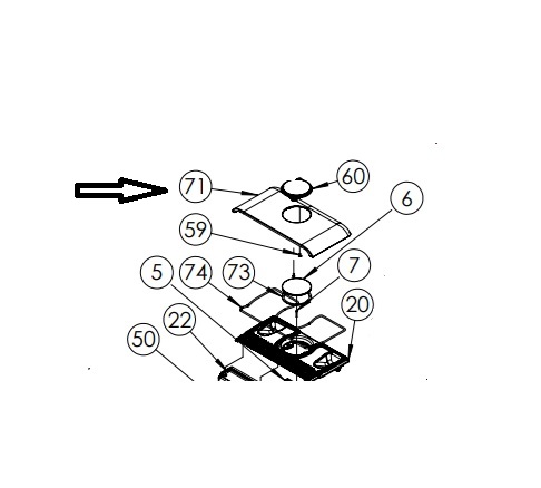 Dovre Rock 500 bovenplaat – nr 71