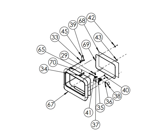 Dovre Rock 500 deurgrendel – nr 37