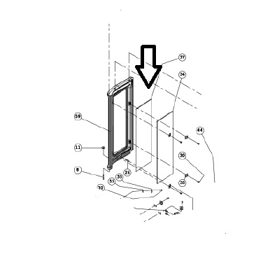 Dovre Attityd 200 – glasruit l of r – zijruit