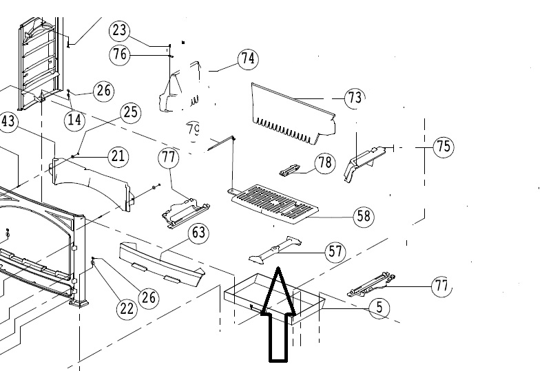 Dovre 760GK roosterhouder
