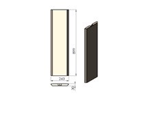 TermaTech TT22S speksteen zijpaneel links of rechts**