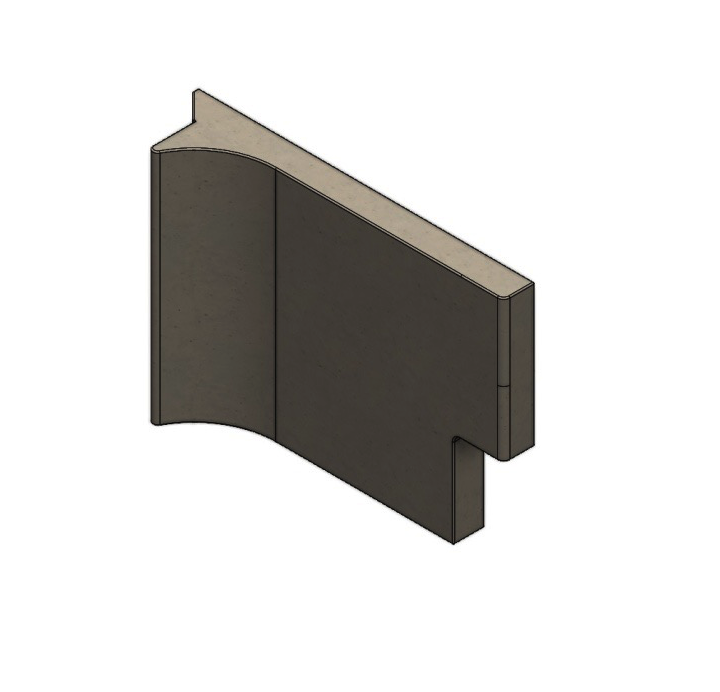 Charlton & Jenrick Heritage 5kw Breed – zijwand rechts