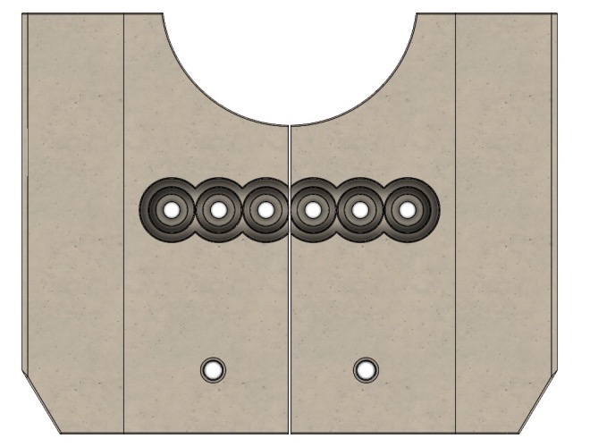 Charlton & Jenrick Purevision LPV5 achterplaat