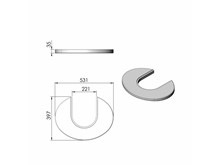 TermaTech TT21RS -WH bovenplaat speksteen wit