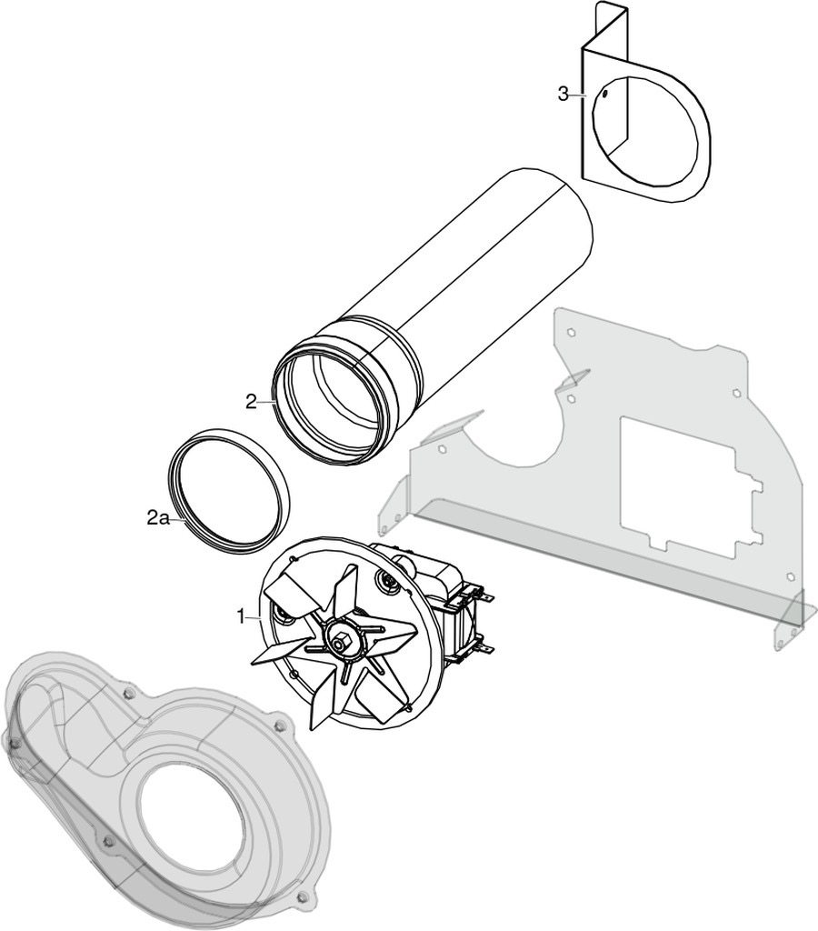 Freepoint rookgasventilator met pakking