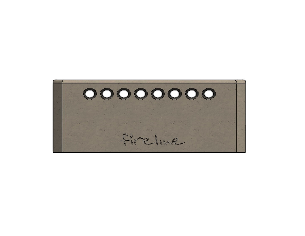 Charlton & Jenrick Fireline achterwand