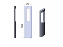 TermaTech TT23RGS speksteen zijplaat links of rechts