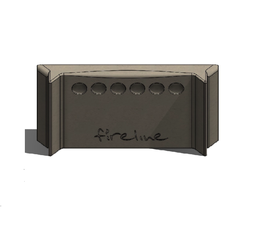 Charlton & Jenrick Fireline FQ5 achterwand