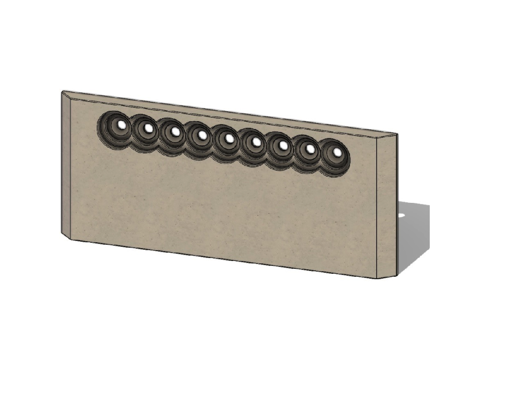 Charlton & Jenrick Heritage 5kw Breed – achterwand