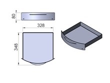 TermaTech TT10 aslade kleur licht grijs