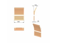 TermaTech TT23RG -TT23RGS- TT23RGW vermiculiet 2-delige achterwand