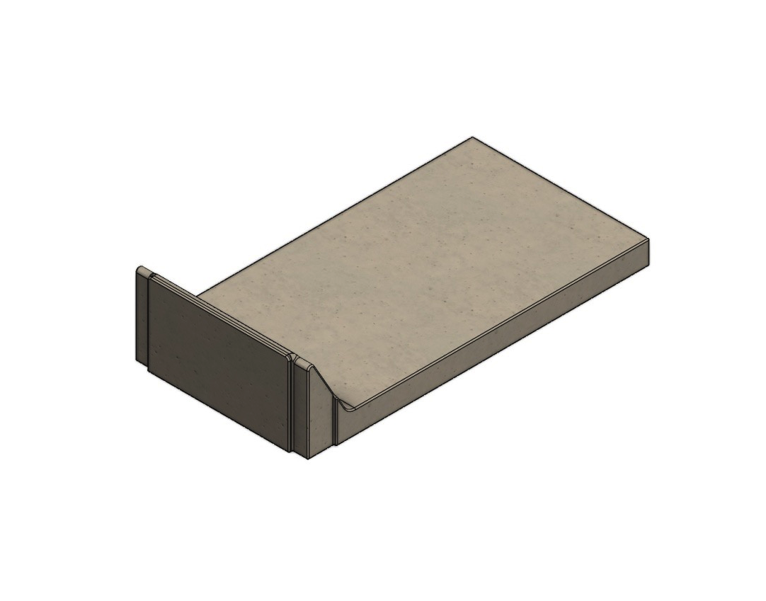 Charlton & Jenrick Purevision LPV5 3 sided bodemplaat midden